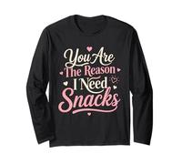 Tu Sei La Ragione Snacks Amore Divertente Maglia a Manica