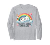Tu Sei l'arcobaleno per la mia Pioggia Nuvole Carine Maglia a Manica