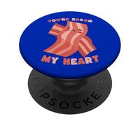 Tu sei pancetta Il mio cuore Triste Kawaii Food Pun PopSockets PopGrip Adesivo