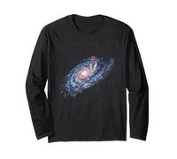 Tu Sei Qui Galaxy Map Universo Pin Via Lattea Posizione Maglia a Manica
