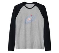 Tu Sei Qui Galaxy Map Universo Pin Via Lattea Posizione Maglia con Maniche Raglan