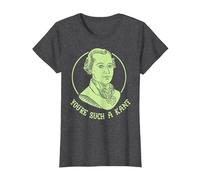 Tu Sei Una Maglietta Kant - Immanuel Kant Maglietta, Donna, Grigio Scuro, 3XL