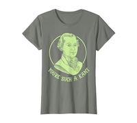 Tu Sei Una Maglietta Kant - Immanuel Kant Maglietta, Donna, Verde Militare mélange, L