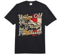 Tu Sei Vecchio ma io Sono Una Classica Muscle Car degli Anni '60 Comfort Colors Adult Heavyweight T-Shirt