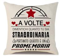 Tu sia straordinaria Regalo d'ispirazione per le donne ragazze Promemoria Copricuscino per mamma figlia sorella nonna zia migliore amica nipote famiglia amici compleanno laurea regalo di Natale (lei)