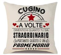 Tu sia straordinario Regalo di ispirazione per il cugino Copricuscino promemoria per il cugino Compleanno Laurea Regalo di Natale (cugino)