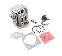 TU26 33 Millimetri Cilindro PISTONE Kit Fit for Mitsubishi KAAZ VS256 CG260 25.6CC 767 SPRUZZATORE Duster ZYLINDER ASSEMBLAGGIO PISTONE Anello Set Pin