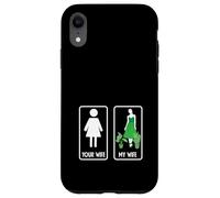 Tua moglie, mia moglie, divertente giardiniera, amante delle piante Custodia per iPhone XR