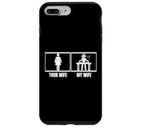 Tua moglie, mia moglie, marito, DJ, Funny Disc Jockey Custodia per iPhone 7 Plus/8 Plus