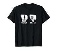 Tua sorella Mia sorella Funny Detective Maglietta