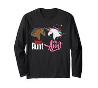 Tua Zia, mia Zia, Unicorno, Zia di Famiglia, Zia Carina Maglia a Manica