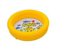 TUANZUN Piscina Bambini, Piscinetta Gonfiabile Bambini Piscina Gonfiabile Estiva for Bambini, Spessa, Gonfiabile, in PVC, Rotonda, for Neonati, for Bambini Piccoli, Accessori for Piscina(Yellow)