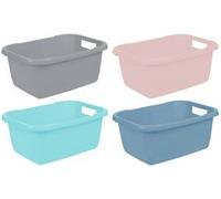 Tub per lavanderia Keeeper "Aenna", larghezza: 550 mm, stalla grigia nordica, facile da cura, due maniglie, materiale: pp, - 1