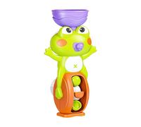 Tub Toys Set, Waterfall Bath Game, Suction Cup Frog, Educational Water Toy, Sensory Play Tool for Age 3+ Boys, Home Bathing, Outdoor Fun, Pool Time and Early Learning Playtime, 4.13x3.35x7.48 Inches