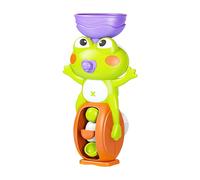 Tub Toys, Waterfall Bathtub Toy, Suction Cup Water Game, Educational Bath Playset, Interactive Frog Shape for Sensory Learning Age 3+ Pool Travel Outdoor Fun Time, 4.13x3.35x7.48 inches