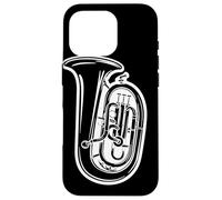 Tuba Disegno Musica Jazz Custodia per iPhone 16 Pro