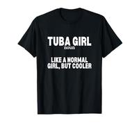 Tuba Girl Definizione Donne Divertenti Tubista Maglietta