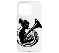 Tuba Girl Disegno della banda di ottoni per ragazze Custodia per iPhone 15 Pro Max