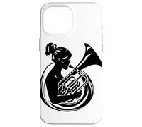 Tuba Girl Disegno della banda di ottoni per ragazze Custodia per iPhone 16 Pro Max