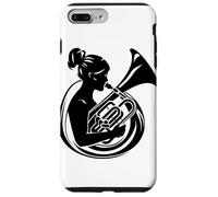 Tuba Girl Disegno della banda di ottoni per ragazze Custodia per iPhone 7 Plus/8 Plus