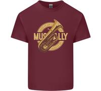 Tuba In Ottone Strumento Musicale Jazz Uomo Cotone T-Shirt Tee Top
