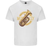 Tuba In Ottone Strumento Musicale Jazz Uomo Cotone T-Shirt Tee Top