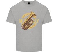 Tuba In Ottone Strumento Musicale Jazz Uomo Cotone T-Shirt Tee Top
