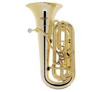 Tuba Oro Sib in Plastica Leggera 4 Valvole Perinet Set Bocchino Borsa Trolley