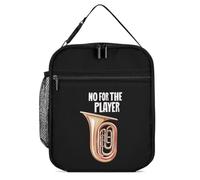 Tuba Player Musical Note Lunch Box per uomini donne borse per il pranzo isolate borsa termica portatile borsa frigo tote per lavoro picnic