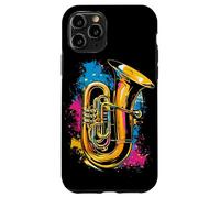 Tuba Streetart Brass Player Musica Jazz Custodia per iPhone 11 Pro
