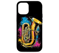 Tuba Streetart Brass Player Musica Jazz Custodia per iPhone 12/12 Pro
