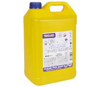 TUBAN Colla per SLIME, colla per carta a base d'acqua e PVA, sicura per i bambini (incolore, 5 l)