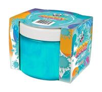 TUBAN Jiggly Slime - Pasta modellante elastica al profumo di mirtillo, per allungare, impastare e fare bolle, non adesivo, gioco sensoriale, per bambini dai 6 anni in su, prodotto in Polonia, turchese