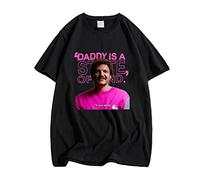 Tubaxing Pedro Pascal Tshirts Daddy Is A State of Mind Magliette grafiche Donna Uomo Cotton Maglietta Top color10,M