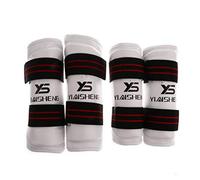 Tubayia 1 paio di protezioni per le braccia + 1 paio di protezioni per le gambe Taekwondo Stretch maglia abbigliamento