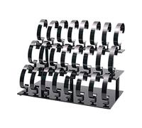 Tubayia 24 supporti per orologi in acrilico per orologi, gioielli, espositore