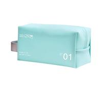 Tubayia Borsa da viaggio per il trucco, borsa per il trucco, borsa multiuso per donne e uomini, borsa per cosmetici portatile, organizer per articoli da toeletta, Azzurro, A, Stile Stoccolma