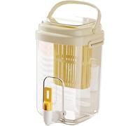 Tubayia Refrigerator Drinks Dispenser Cold Brew Jug Large Capacity Tip Equipped Juice Container Drinks Barrel for Fruit Tea