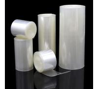 Tubazione termorestringente, silicone della manica Heat Shrink Tubing Clear PVC 200-500mm Width For 18650 Battery Film Wrap Cable Sleeve(228mm)