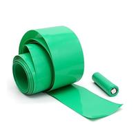 Tubazione termorestringente, silicone della manica Heat Shrink Tubing PVC 18650 Green Diameter 18.8-127mm 8 Meters(60mm)