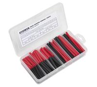 Tubazioni Termoretraibili Assortimento 180pc 50 & 100mm Nero & Rosso - Sealey