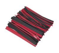 Tubazioni Termoretraibili Assortimento 72pc Nero & Rosso Adesivo Foderato 200mm