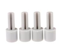 TUBBEK Albero allungabile potenziometro Miscelatore 2/4 Pezzi, Albero di prolunga in plastica Grigia(4pcs)