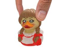 TUBBZ Annabelle Anatra Horror Merch Statuina Mini 5cm | Prodotto ufficiale Annabelle, anatra Annabelle Mini con mini vasca. Regalo per fan dell'horror e collezionisti.