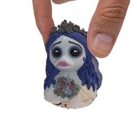 TUBBZ Corpse Bride Emily Anatra Cinema Merch Statuina Mini 5cm | Prodotto ufficiale Corpse Bride, anatra Emily Mini con mini vasca. Regalo per fan di Tim Burton.