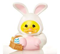 TUBBZ- Figura in Vinile per Anatra da Collezione con Coniglietto Pasquale, Colore Cioccolato, Prodotto Ufficiale Numskull-TV, Film e Videogiochi-Edizione Limitata, Pasqua, Taglia Unica, 5056280450733