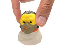 TUBBZ Il Silenzio degli Innocenti Lecter Anatra Statuina Mini 5cm | Prodotto ufficiale Il Silenzio degli Innocenti, anatra Hannibal Lecter Mini con mini vasca. Regalo per fan dell'horror.
