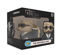 TUBBZ Monsters Uomo Invisibile Anatra Horror Boxed 9cm | Prodotto ufficiale Universal Monsters, anatra Uomo Invisibile Boxed in confezione finestra. Regalo per fan dell'horror.
