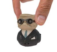 TUBBZ Monsters Uomo Invisibile Anatra Horror Statuina Mini 5cm | Prodotto ufficiale Universal Monsters, anatra Uomo Invisibile Mini con mini vasca. Regalo per fan dell'horror.