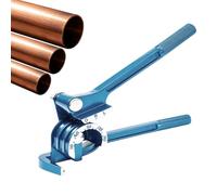 Tube Bender - Manual, 3-Groove | Copper/Aluminum, Long Handle, HVAC
